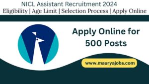 NICL Assistant Recruitment 2024