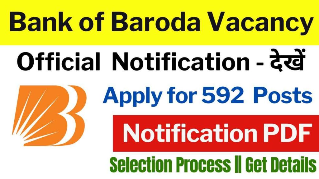 Bank of Baroda Various Vacancy Online Form 2024