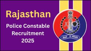 Rajasthan Police Constable (Sports Quota) Recruitment 2025