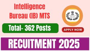 IB Multi-Tasking Staff Recruitment 2025