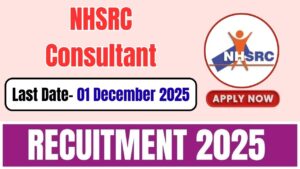 NHSRC Consultant Recruitment 2025