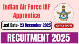 Indian Air Force IAF Apprentice Recruitment 2025
