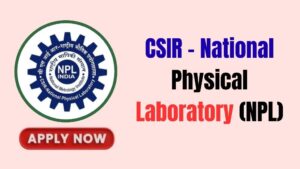 CSIR NPL Technical Assistant Recruitment 2026