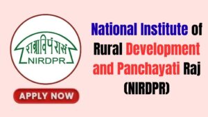 NIRDPR Recruitment 2026